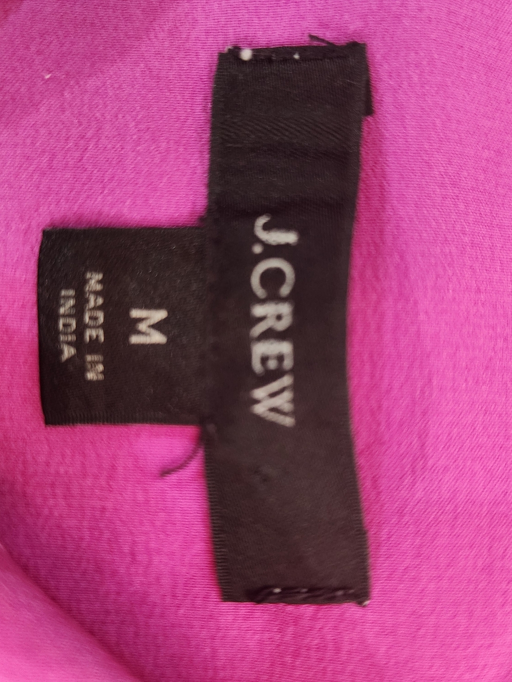 J.CREW 100% Silk Bright Pink Top - J.CREW - Picture 5 of 6